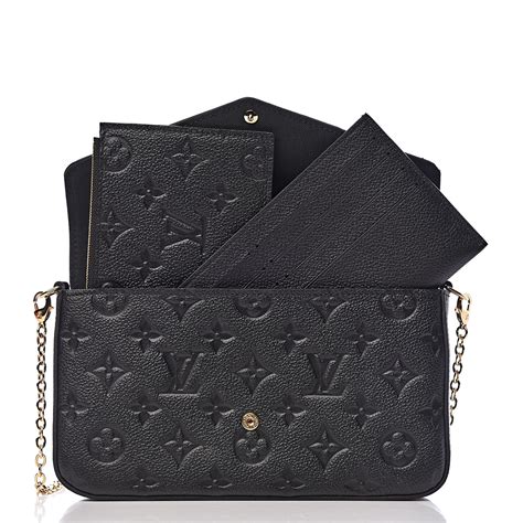 louis vuitton pochette felicie black|louis vuitton empreinte pochette.